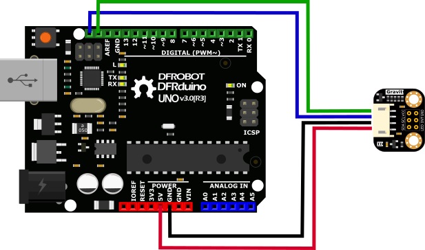 TCS34725颜色识别传感器和Arduino连接